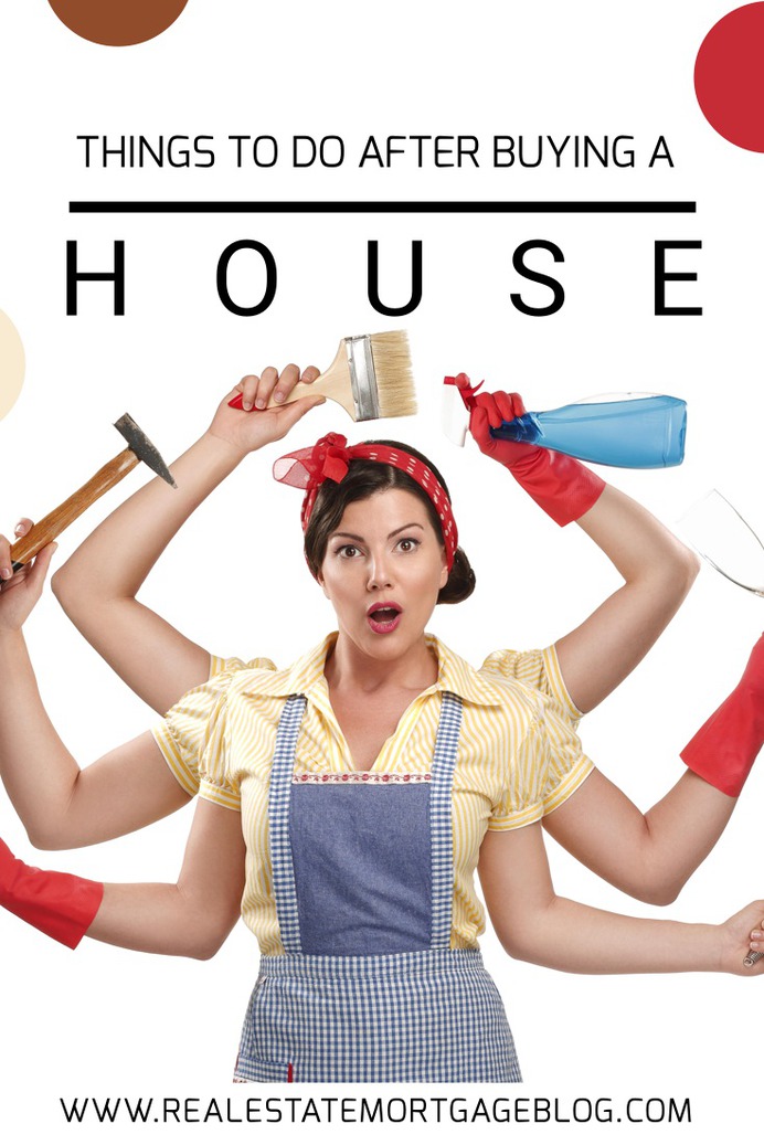 9 Simple BUT Important Things To Do After Buying A House