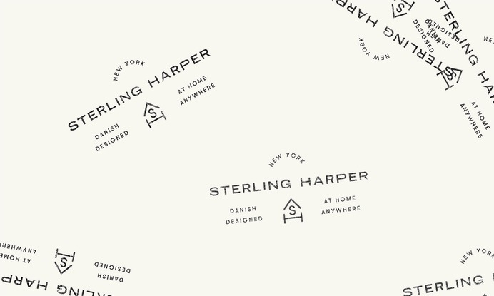 Sterling Harper Corporate Identity - Mindsparkle Mag Project M+ designed the corporate identity for Sterling Harper, a new Scandinavian crafted interior design brand that is about to launch. For this project, the agency based in L.A. #logo #packaging #identity #branding #design #color #photography #graphic #design #gallery #blog #project #mindsparkle #mag #beautiful #portfolio #designer