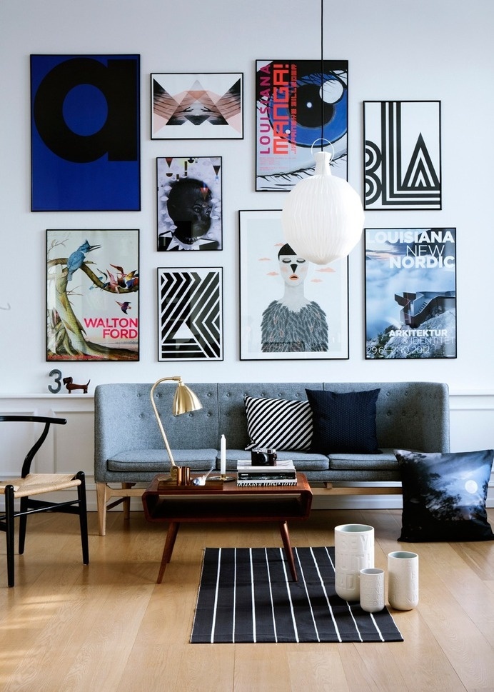 All Things Stylish #house #couch #home #frames #posters #coffee #table