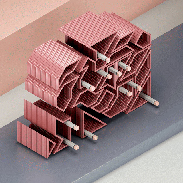 Abstract Digital Illustrations by Jean-Michel Verbeeck