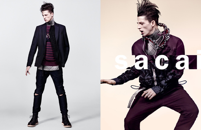 sacai campaign fashion editorial