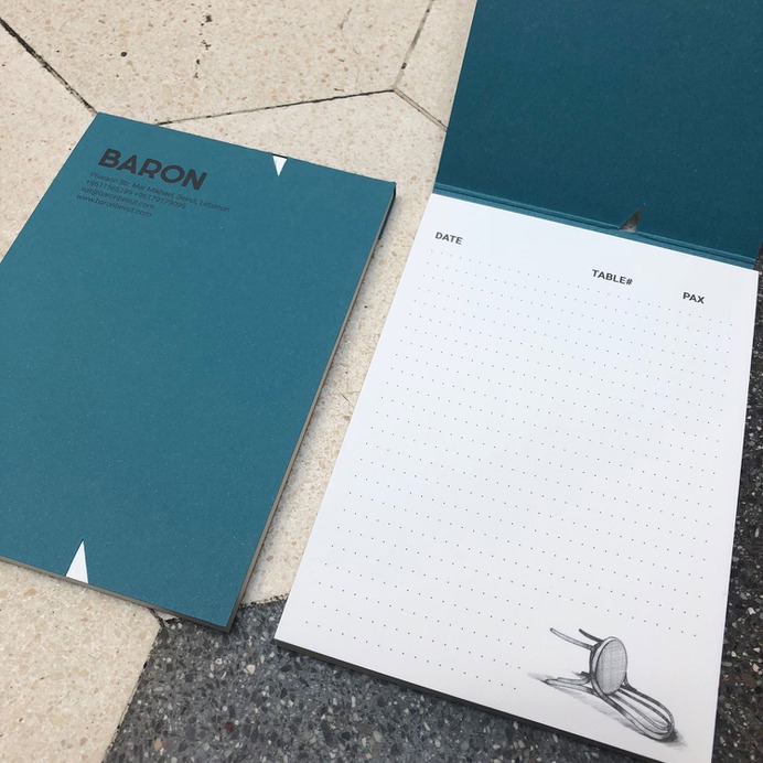 Baron restaurant identity - Mindsparkle Mag 1 / One over brand design studio designed Baron restaurant identity. #logo #packaging #identity #branding #design #color #photography #graphic #design #gallery #blog #project #mindsparkle #mag #beautiful #portfolio #designer
