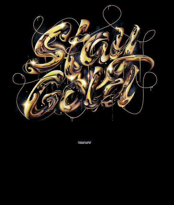Stay Gold #lettering #design #typography