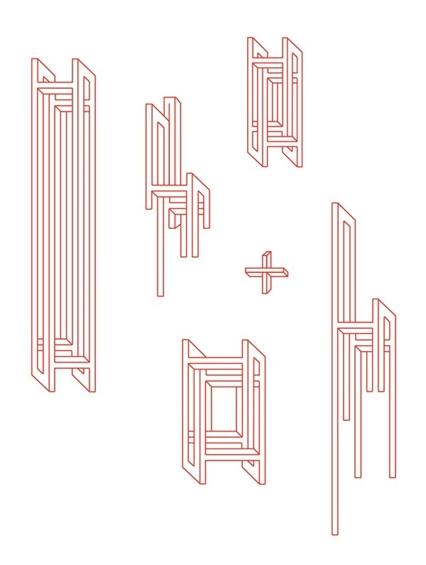 Hook and Line on Behance #vector #minimalism