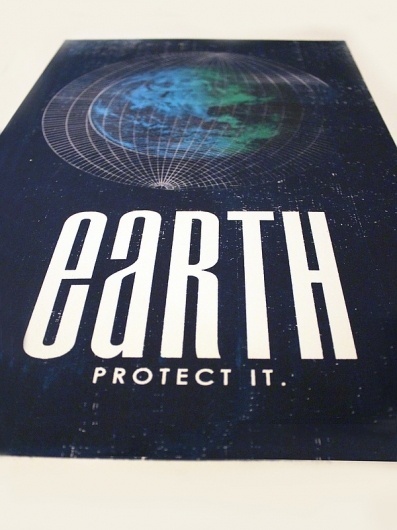 Earth Screenprint Poster #earth #screen #print #poster