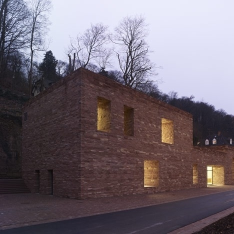 Dezeen » Blog Archive » Heidelberg Castle Visitor Centre by Max Dudler #architecture
