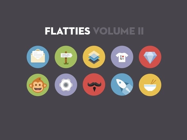 Flatties Vol 2 #flat #icons