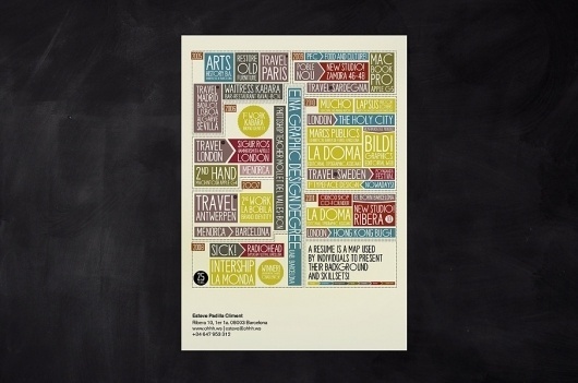Esteve Padilla ➽ ohhh.ws #nowadays #color #resumee #typeface #barcelona #poster #bio