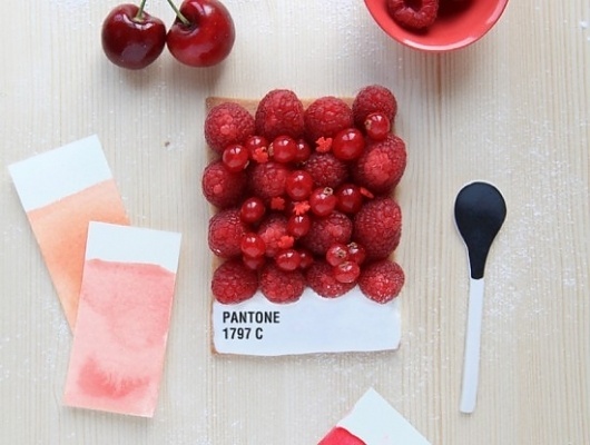 Pantone Tarts | Fubiz™ #photo