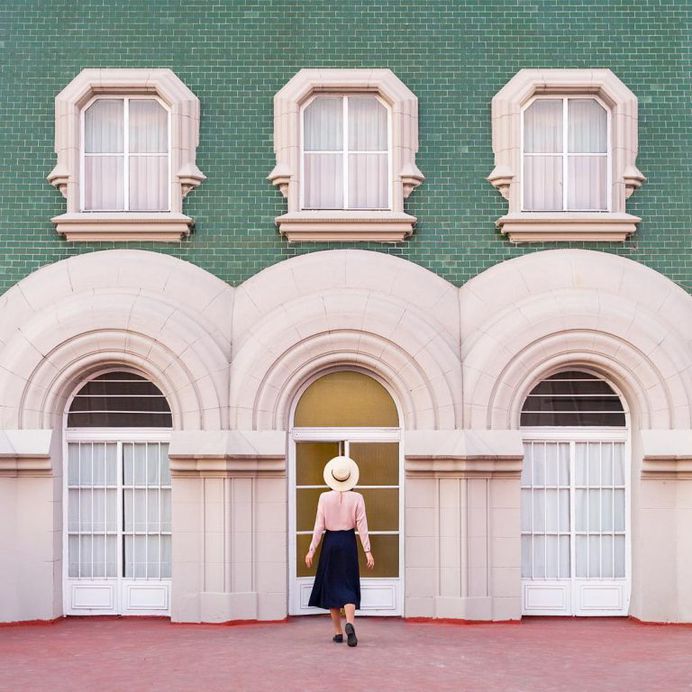 Architectural Self-Portraits by Photography Duo Daniel Rueda and Anna Devís