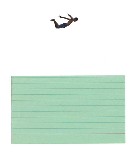 the dive anthony zinonos works #collage