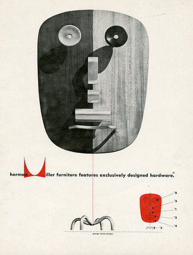 8: Magazine Advertisement: 1948. | How Design Legend Irving Harper Created The Herman Miller Logo | Co.Design: business + innovation + desig #vintage