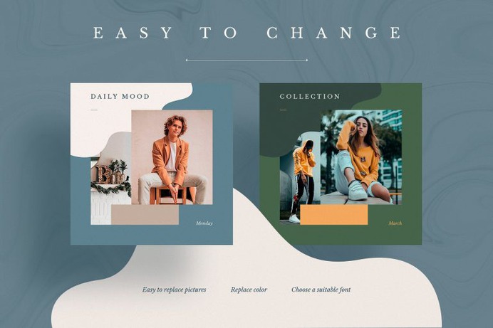 Solveig Social Media Pack ~ Instagram Templates