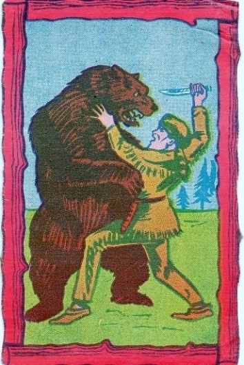 All sizes | Trading card Davy Crockett | Flickr - Photo Sharing! #logo #illustration #retro #vintage