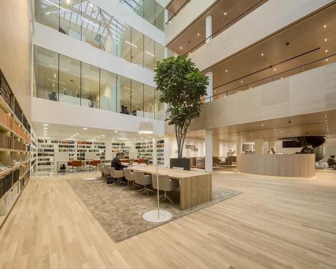 Sophisticated Law Firm Design by Hofman Dujardin: The BarentsKrans Project #law #firm #architecture