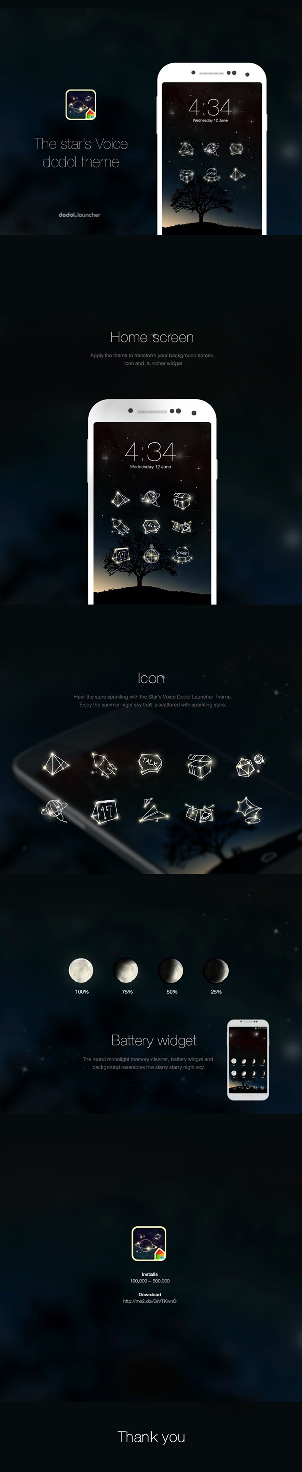 The Star's Voice dodol theme on Behance