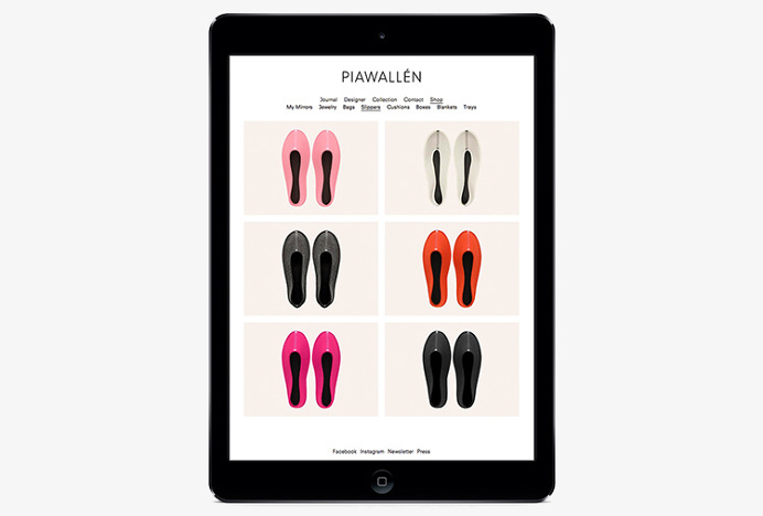 Pia Wallén by The Studio #website #web design