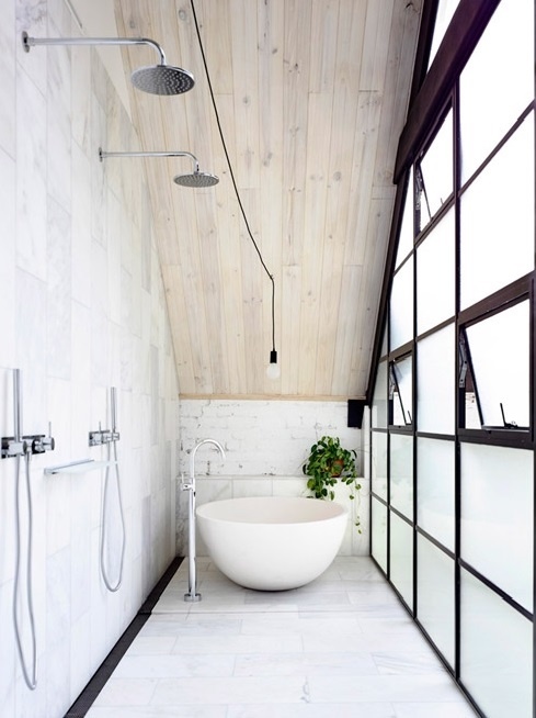 Old Industrial Warehouse Converted into a Two-Story Family Home