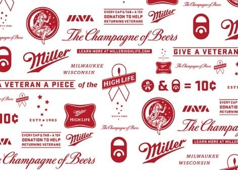 Miller High Life Veterans #beer #branding #logo