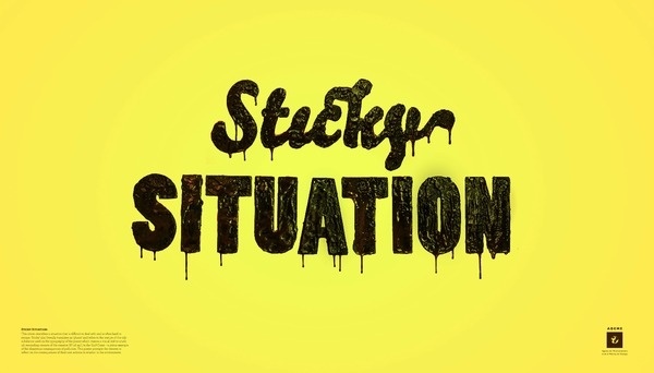 Just the Type: Environmental Posters on Typography Served #type #situation