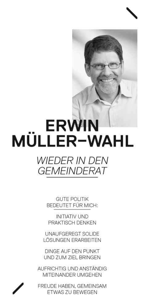 Flyer Gemeinderatswahlen #bubendorf #flyer #gemeinderatswahlen