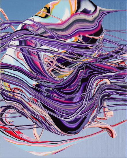 They started to put me back together. First with a delicate jolt my... but does it float #canvas #paint