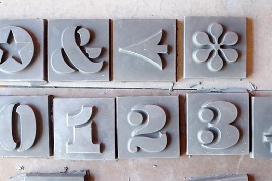 Practically Modern | Design That Works - House Numbers from Heath Ceramics #fonts #tiles #house #ceramics #heath #neutra #numbers #eames