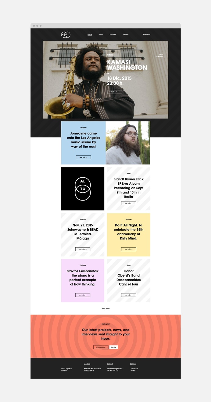 ALTO - Diseño web by bRIDA