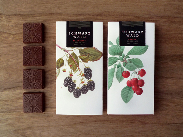 Schwarzwald #chocolate #botanical #berries #package