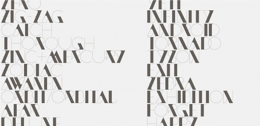 Sawdust #deco #display #contrast #typography