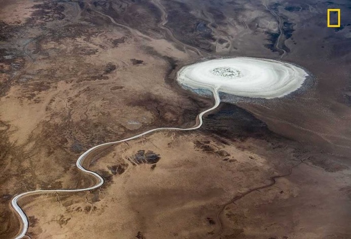 Lonely Salt Lake by Stas Bartnikas