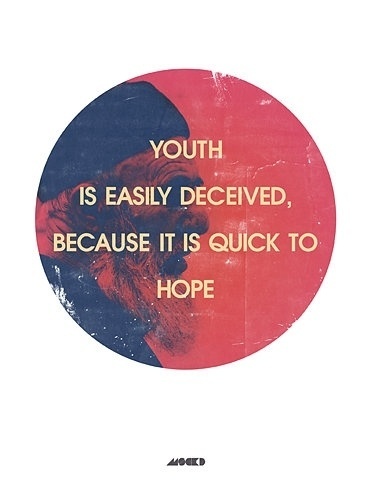 FFFFOUND! | Flickr Photo Download: MSCED | Youth #thinking #design #poster #typography