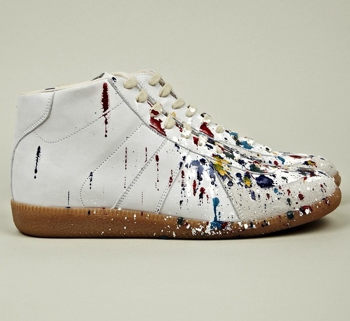 Les sneakers arty de Margiela #fashion #sneakers #maisonmartinmargiela