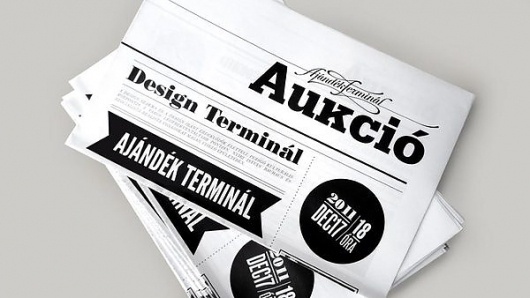 Ajándék Terminal Christmas identity / 2011 on the Behance Network #white #black #and #layout #typography