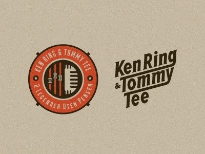 Dribbble - Identity Explorations for Ken Ring & Tommy Tee by Emir Ayouni | Growcase #logo #identity #branding