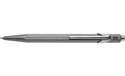 Caran D'Ache Silver Metal Ballpoint Pen - Kaufmann Mercantile Store #metal #retractable #pencil