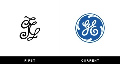 Logos Of Famous Brands, Then And Now DesignTAXI.com #logo #branding