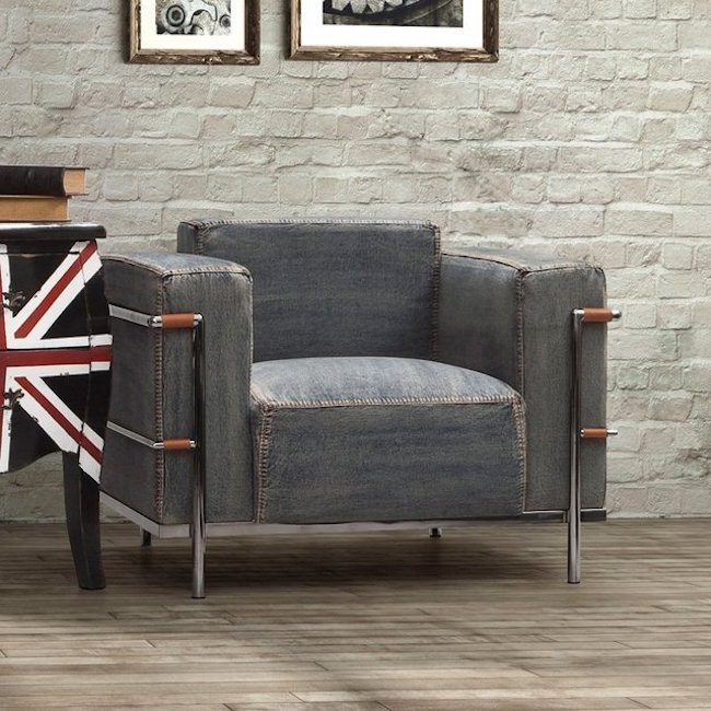 Lasso Denim Armchair #tech #flow #gadget #gift #ideas #cool