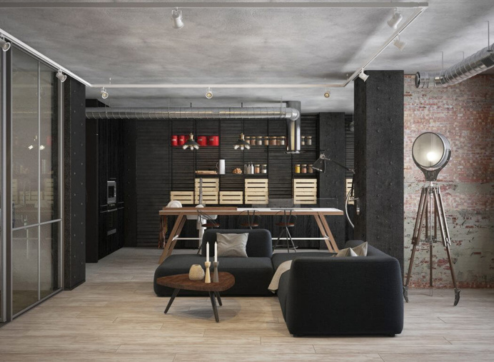 Apartment in Yekaterinburg by Eugene Shvetsov | HomeAdore
