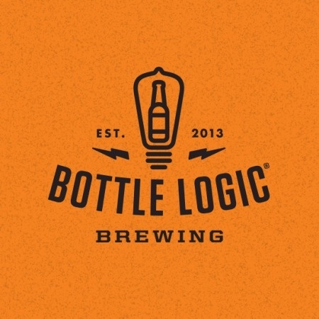 logo, beer, bottle, bulb, yellow, black, electric, sans serif