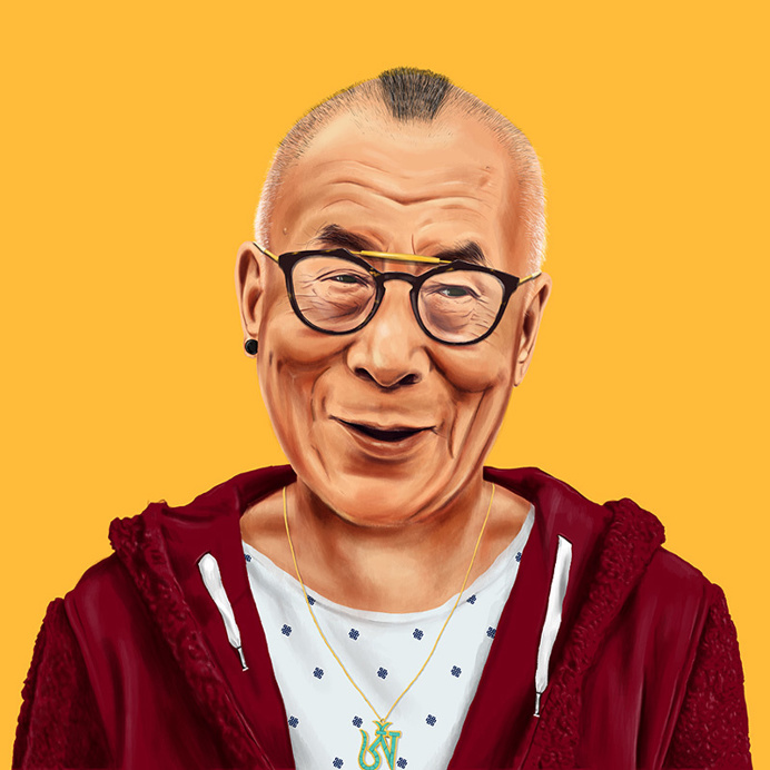 Amazing Hipstory Illustration by Israeli artist Amit Shimoni