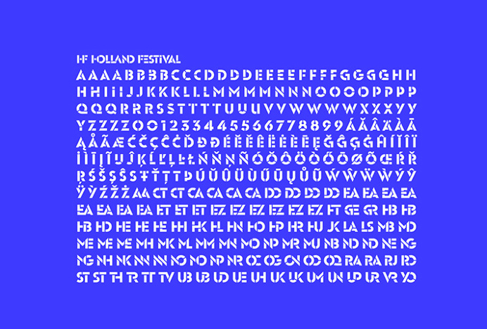 Holland Festival by Thonik #font #typography #typeface