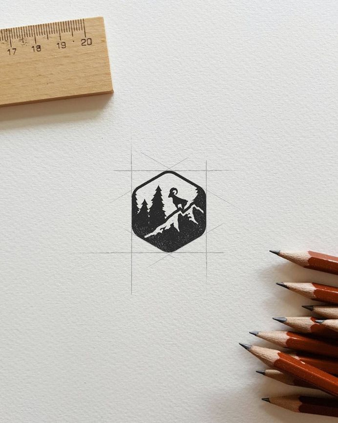 Logo for the Men’s Journal by Deep Bear