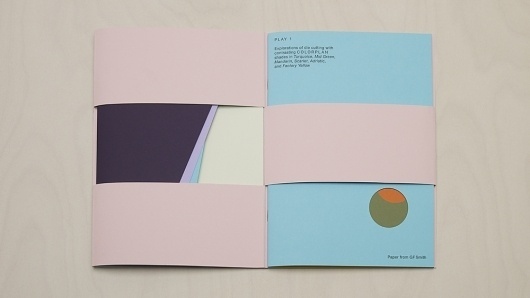 MadeThought × GF Smith — SI Special | September Industry #playful #play #booklet #folding #paper