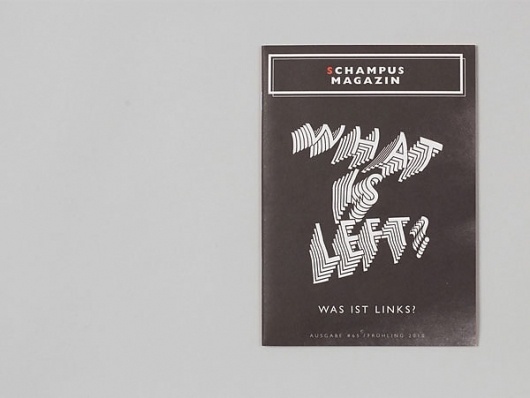 AlexanderLis_com_Schampus65_Magazine_01-600px.jpg (600×451) #cover #type #black