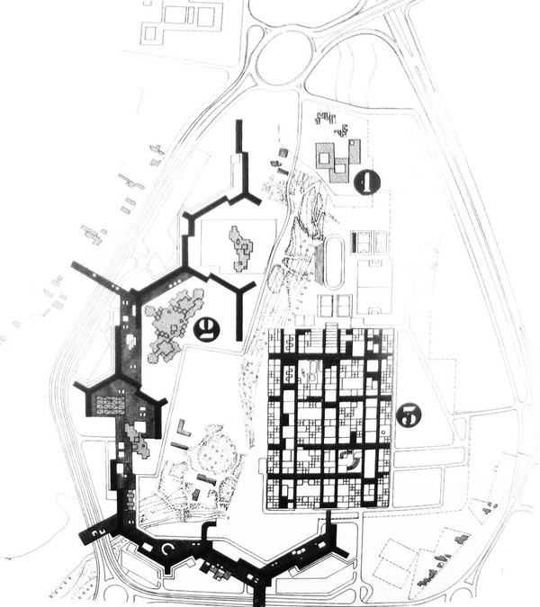 university plan #drawings #plans #1960s #architecture #mat #urbanism #buildings
