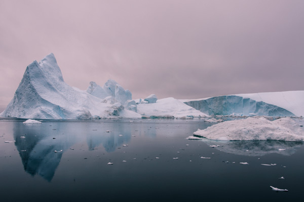 ARCTIC DAWN, Greenland on Behance #mountain #ice #photography