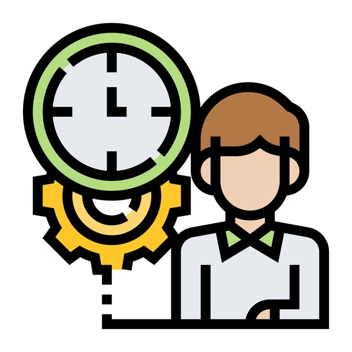 See more icon inspiration related to work, timer, worker, gear, cog, manage, business and finances, time and date, professions and jobs, appointment, reunion, schedule, meeting, user, cogwheel, people and clock on Flaticon.