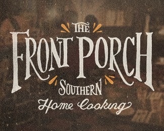 The Front Porch #type #lettering