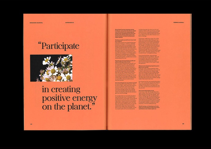 Romance Journal Editorial - Mindsparkle Mag RoAndCo Studio together with Christina Michelitsch designed Romance Journal – a publication devoted to exploring truth and raising our collective consciousness. #logo #packaging #identity #branding #design #color #photography #graphic #design #gallery #blog #project #mindsparkle #mag #beautiful #portfolio #designer